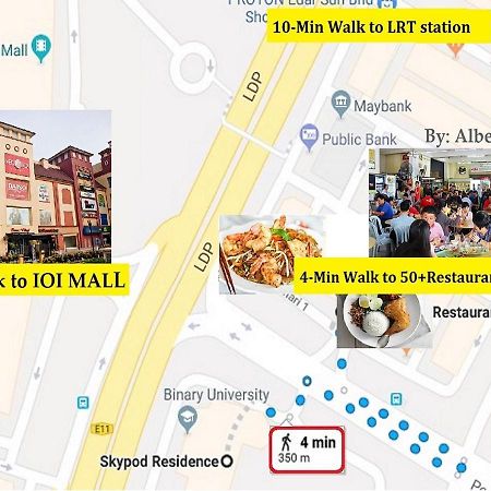 Puchong Skypod Residence, 1-5 Pax With Balcony Unit, Walking Distance To Ioi Mall, 10Min Drive To Sunway Exterior photo