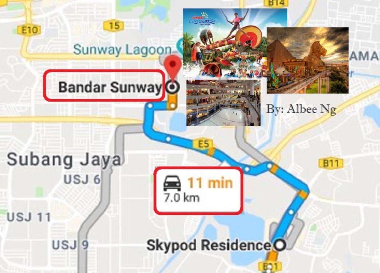Puchong Skypod Residence, 1-5 Pax With Balcony Unit, Walking Distance To Ioi Mall, 10Min Drive To Sunway Exterior photo